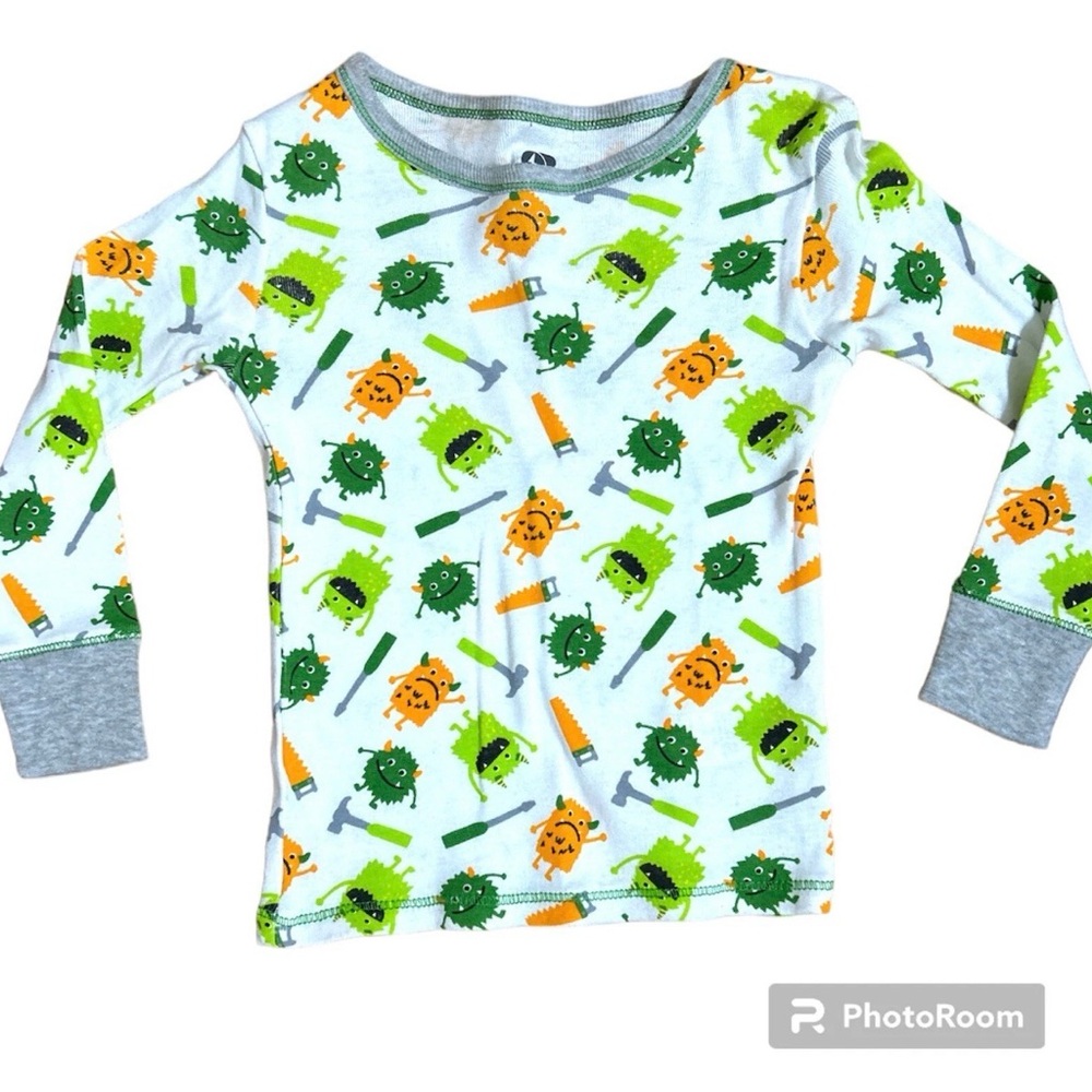 Only Boys  Germs Long Sleeve Pajama Top Baby 24 Months Sleepwear Shirt